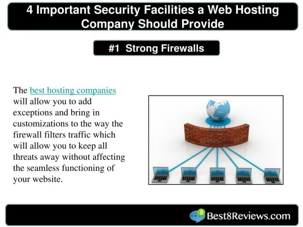 4 important security facilities a web hosting company should