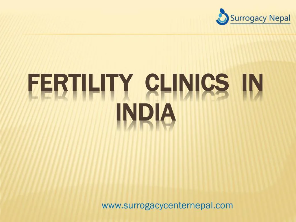 fertility clinics in india