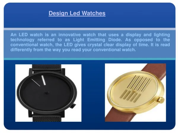 Digital Led Watch