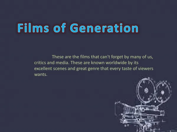 Films of Generation