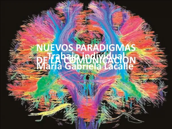 nuevos paradigmas de la comunicacion