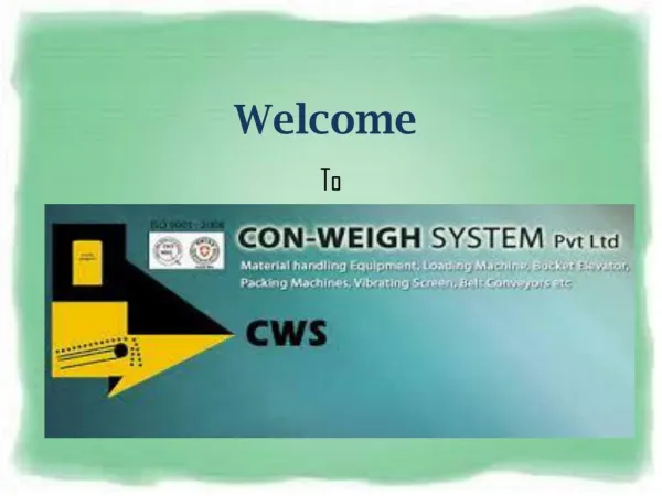 Best Information about CON-Weigh System