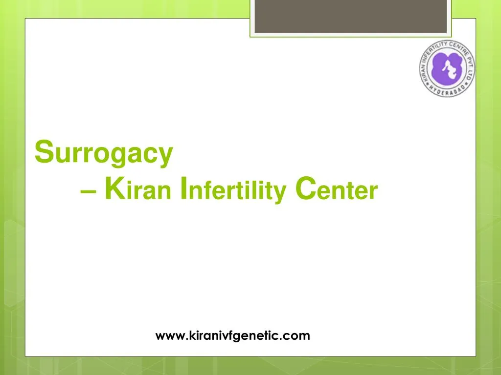 s urrogacy k iran i nfertility c enter