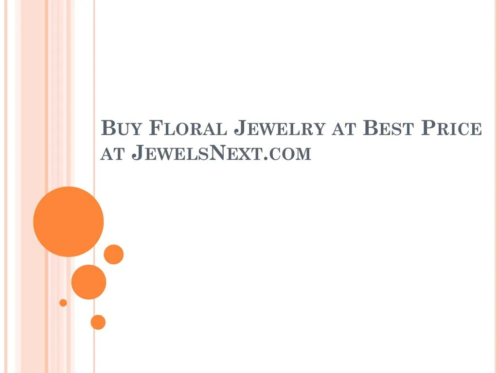 buy floral jewelry at best price at jewelsnext com