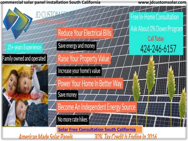Finance Solar Systems South California