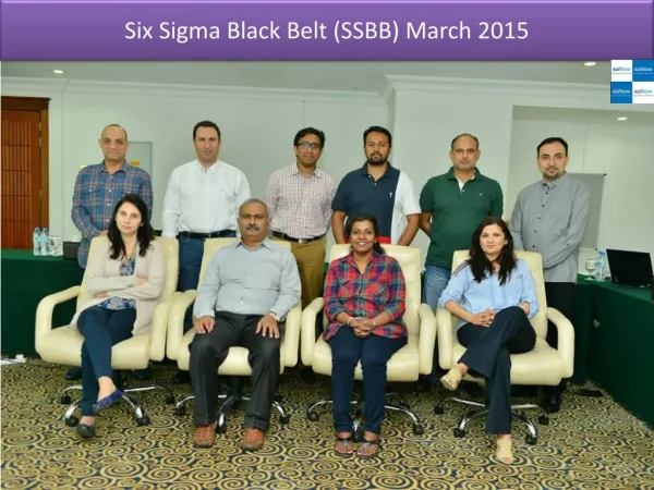 Six Sigma Black Belt (SSBB) March 2015