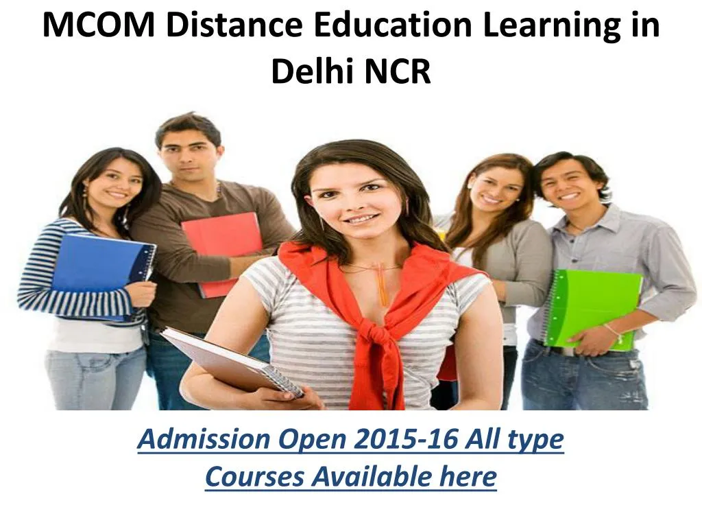 mcom distance education learning in delhi ncr