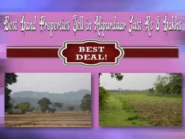 Best Land Properties Sell in Alipurduar Just Rs 8 Lakhs