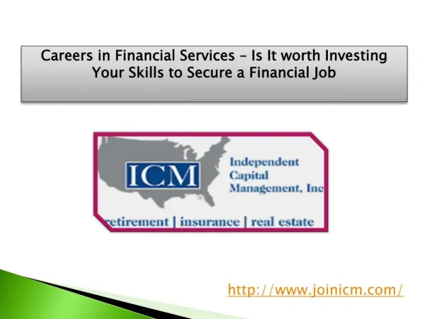Careers in Financial Services – Is It worth Investing Your S