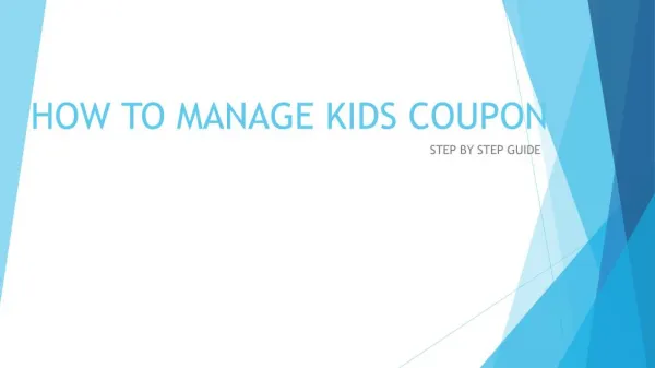 Kids Coupons