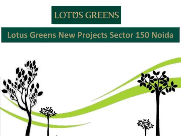 Lotus New Projects Sector 150 Noida
