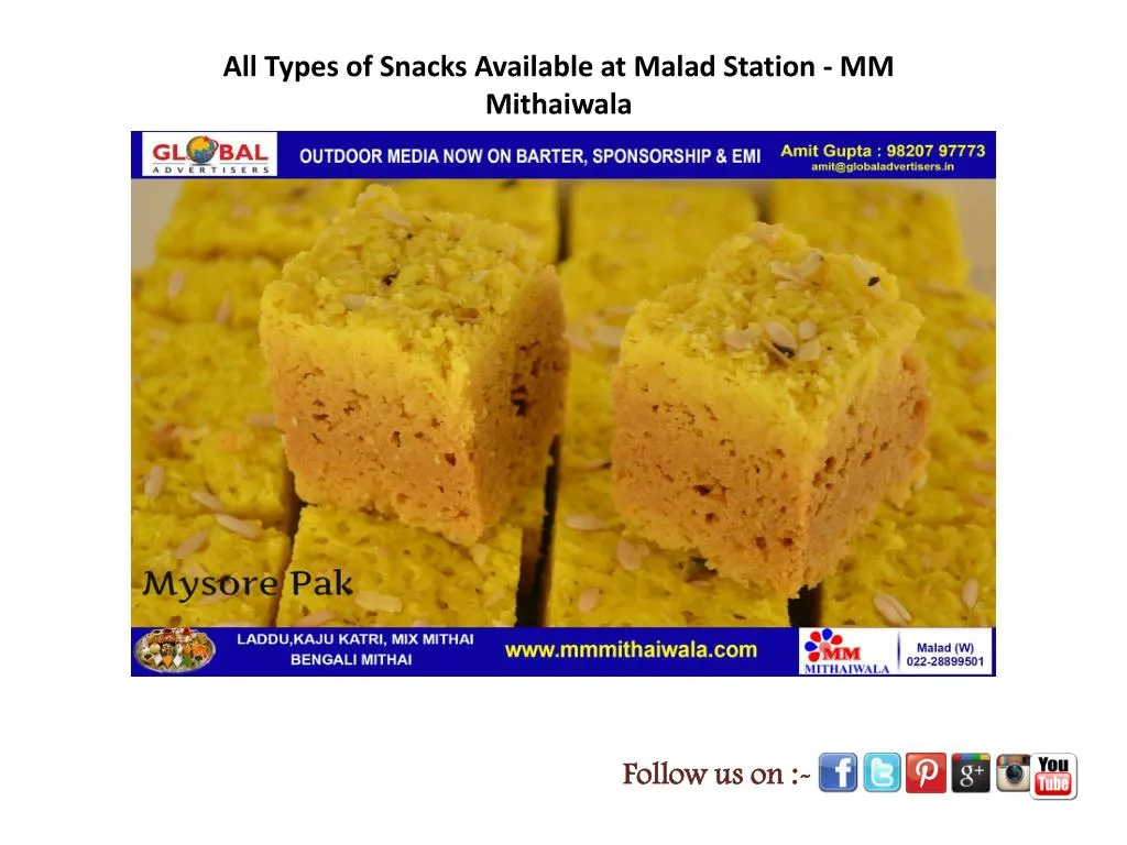 all types of snacks available at malad station mm mithaiwala