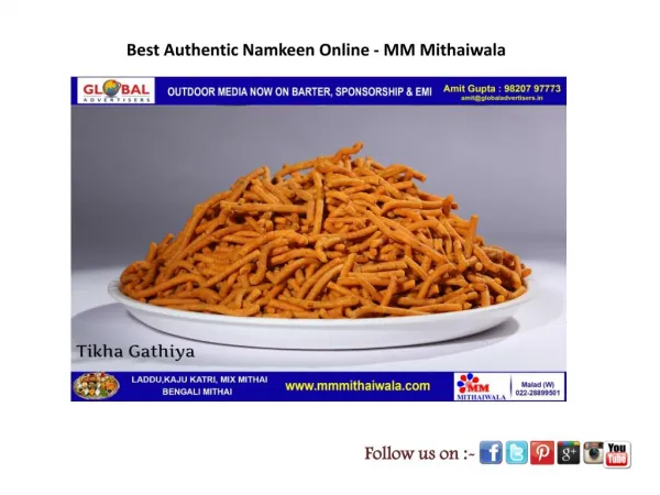 Best Authentic Namkeen Online - MM Mithaiwala