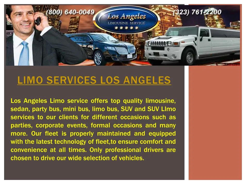 limo services los angeles