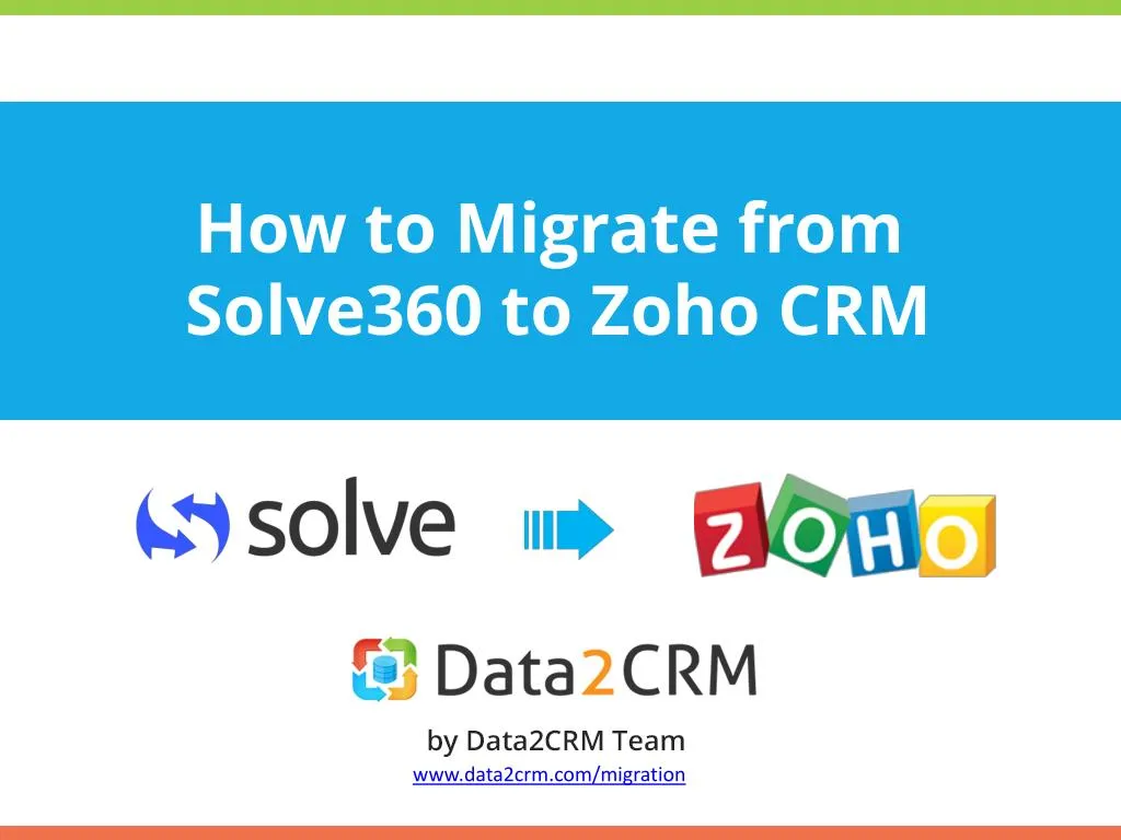 how to migrate from solve360 to zoho crm