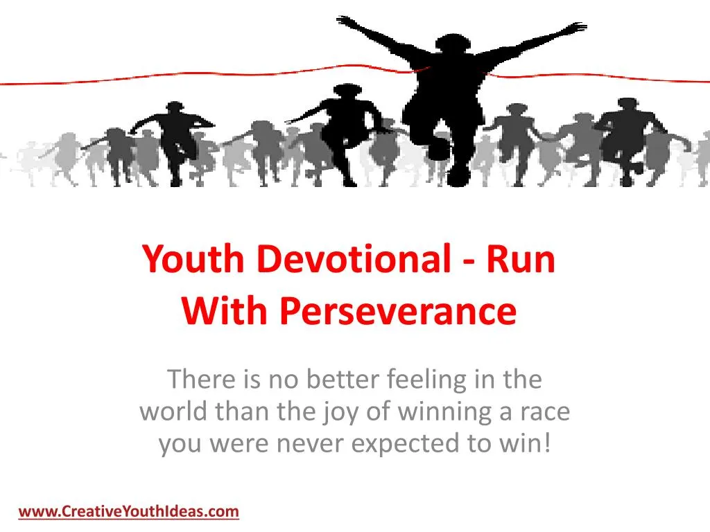 youth devotional run with perseverance