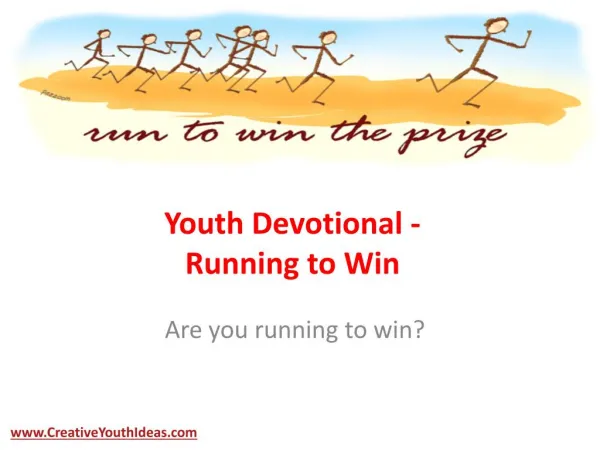 Youth Devotional - Running to Win