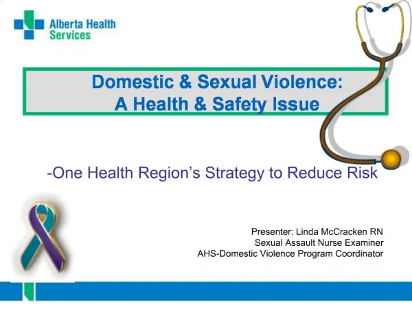 Domestic Sexual Violence: A Health Safety Issue