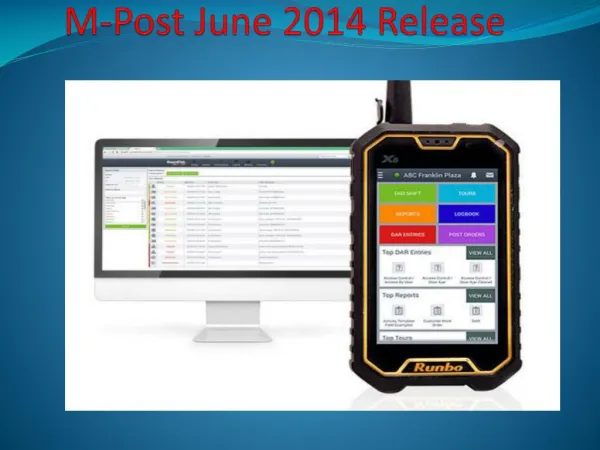 M-Post June 2014 Release
