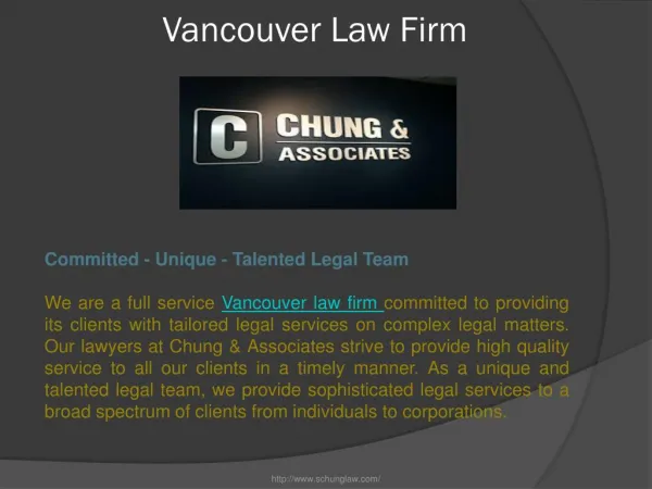 Vancouver law firm