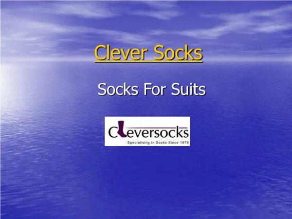 socks for suits