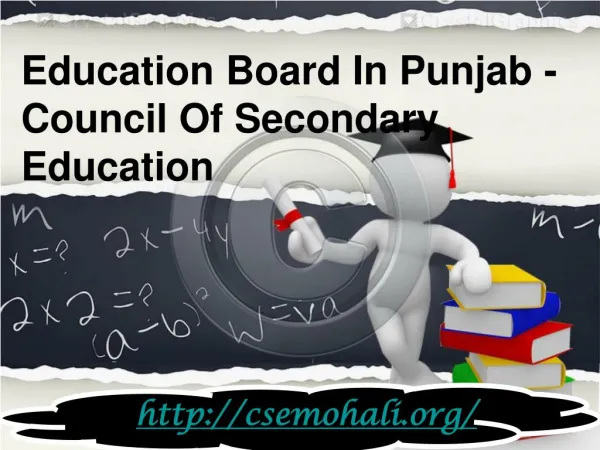 Education Board in Punjab - Council of Secondary Education