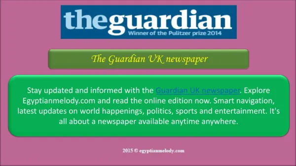 The Guardian UK newspaper