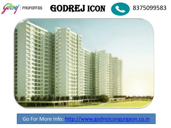 |Godrej Icon new Project | Call Now 8375099583