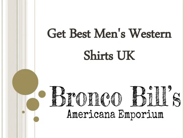 Get Best Men's Western Shirts UK