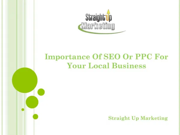 Importance Of SEO Or PPC For Your Local Business