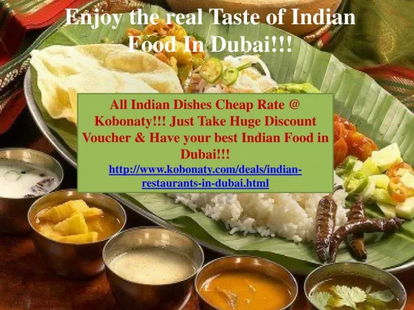 Indian restaurants in Dubai