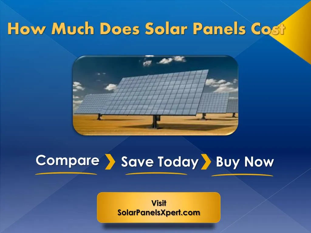 how much does solar panels cost