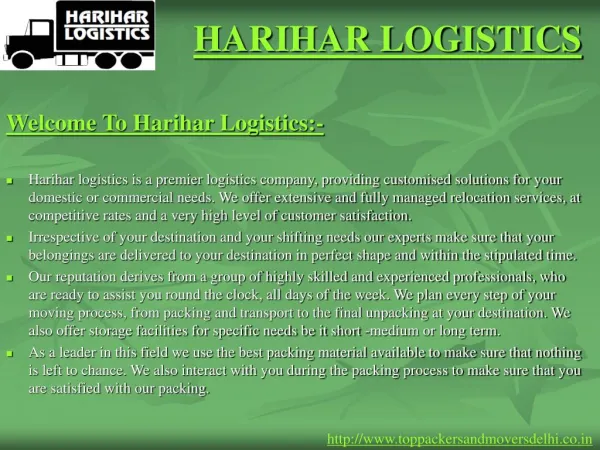 Harihar logistics