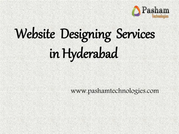 Website Designing services in Hyderabad