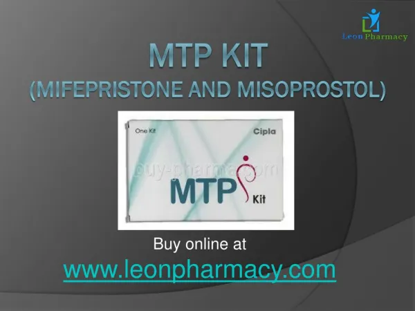 Mtp Kit - Perfect Abortion Pills for Women