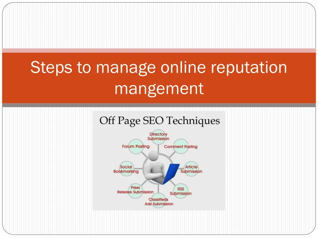 steps to manage online reputation mangement