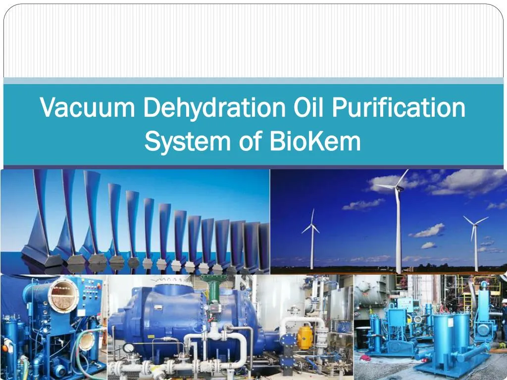 vacuum dehydration oil purification system of biokem