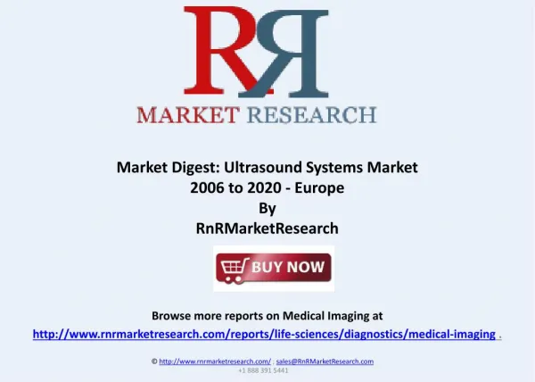 Ultrasound Systems Market 2006 to 2020 - Europe