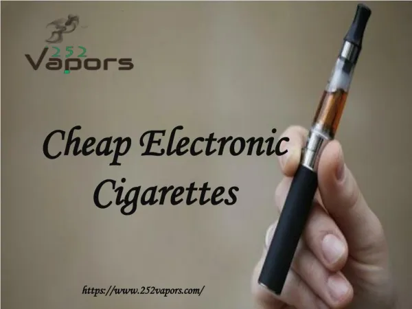 Cheap Electronic Cigarettes