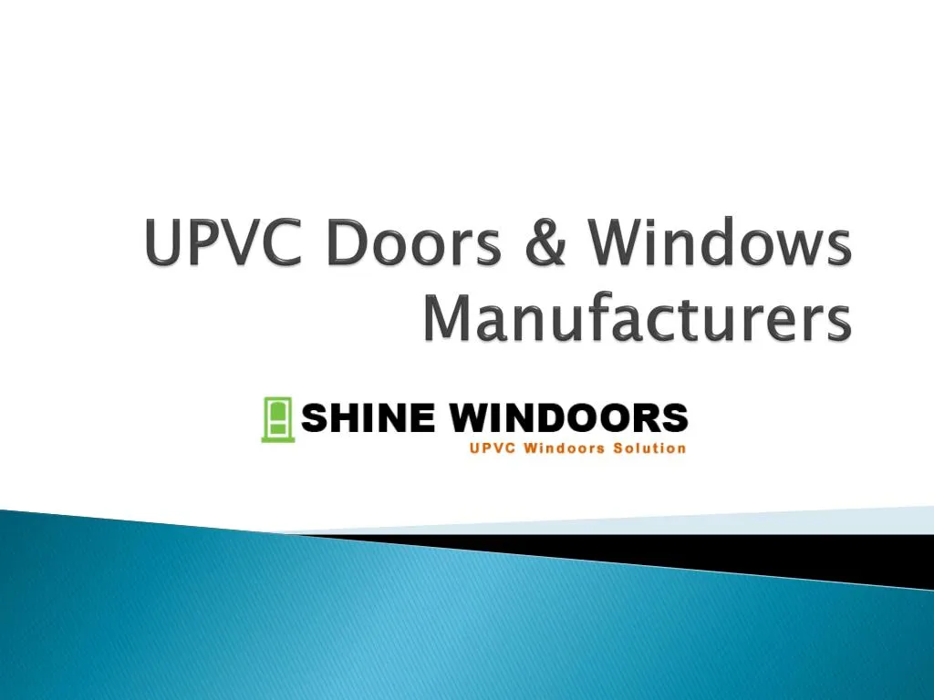 upvc doors windows manufacturers