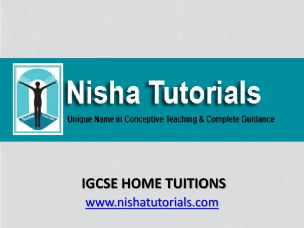 Nisha tutorials RSS Feed