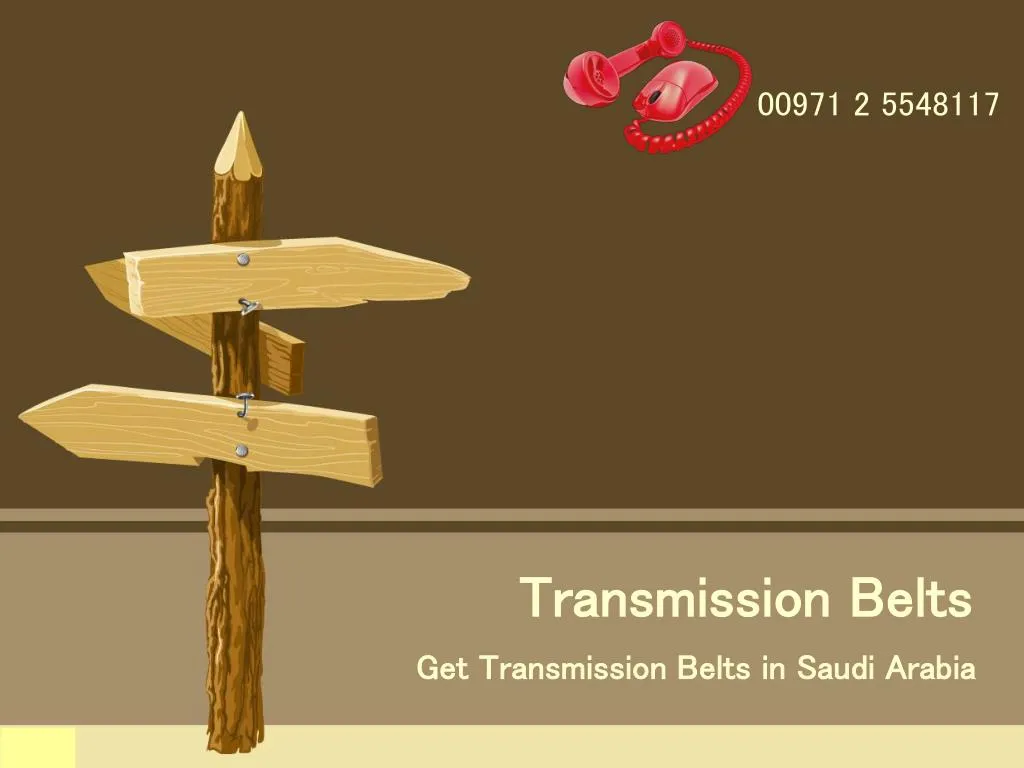 transmission belts
