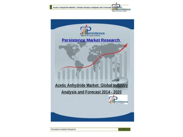 Acetic Anhydride Market: Global Industry Analysis