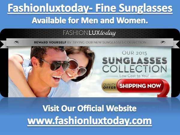 Fashionluxtoday Fine Sunglasses (Fashionluxtoday)