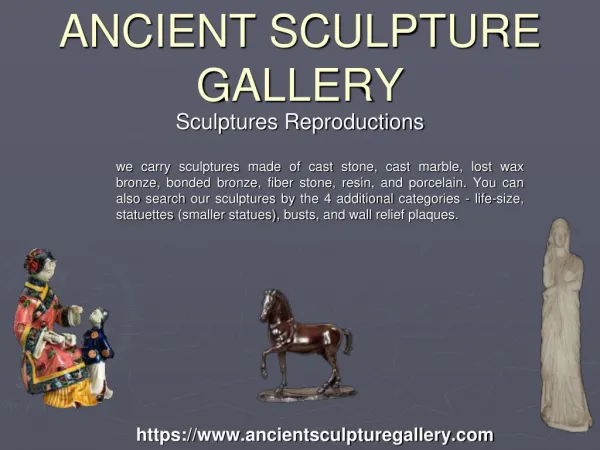Buy Famous Sculptures Reproductions by Ancient Sculpture