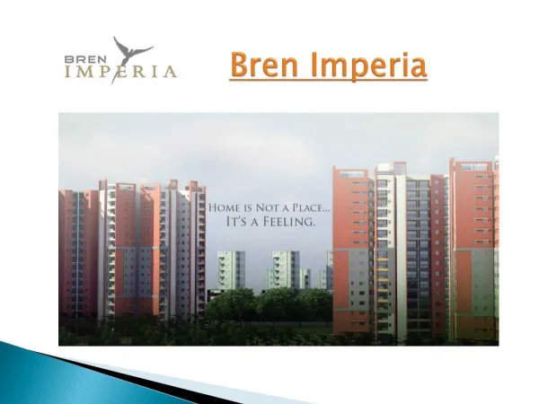 Bren Imperia – Buy Luxury Flats in Sarjapur Road Bangalore