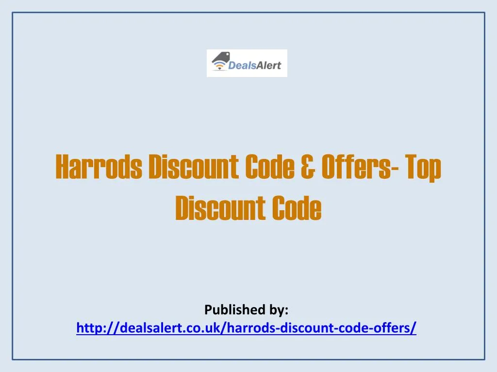harrods discount code offers top discount code