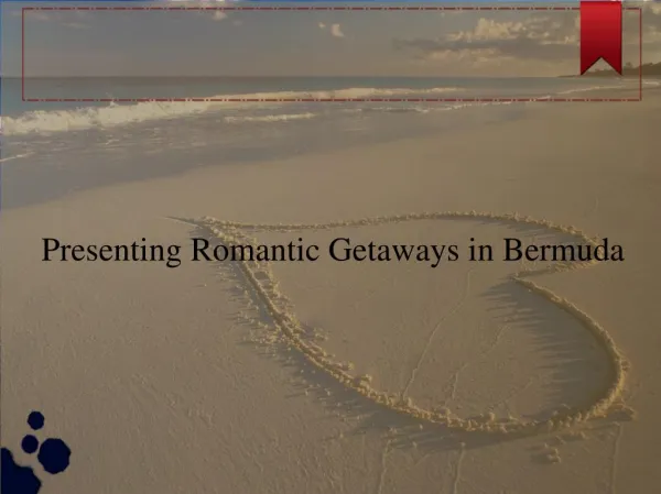 The best of romantic hotels in Bermuda