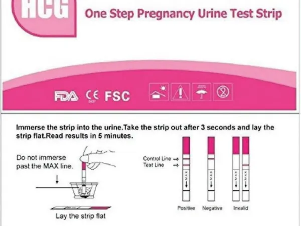 One Step HCG Pregnancy Test Strips