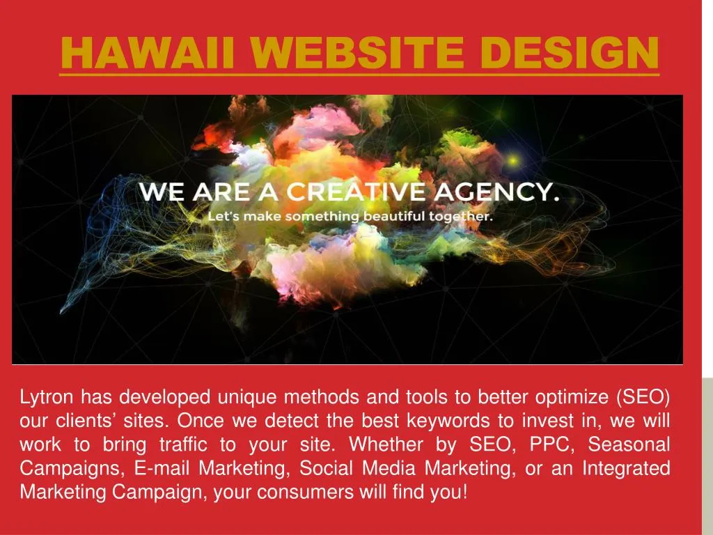 hawaii website design